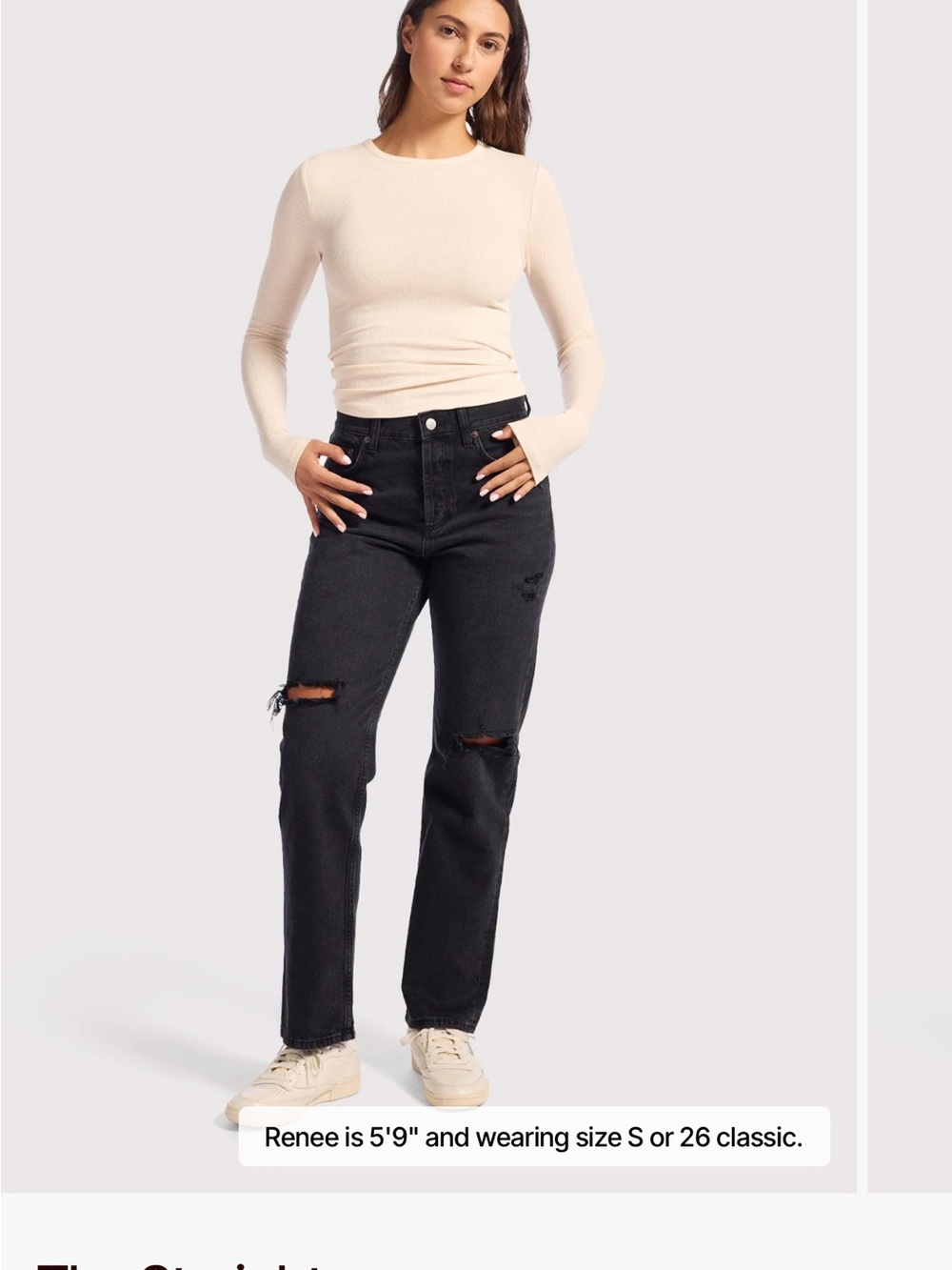 nuuds Black High-Rise Button Fly Jeans